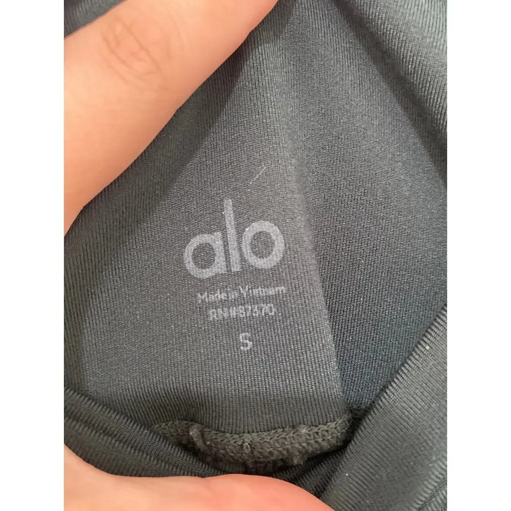 Alo Yoga Moto Leggings Green Size S